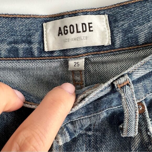 AGOLDE 90's Mid Rise Loose in Streamline 25 - Picture 7 of 9